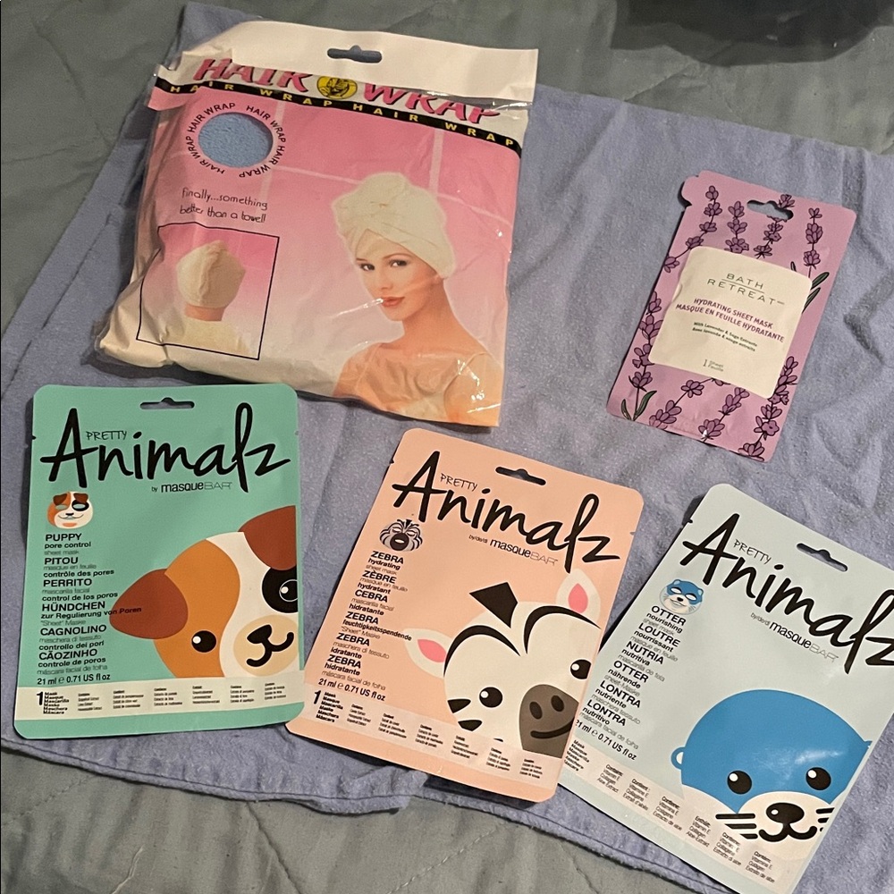 Pet Face Mask Set - Multicolor